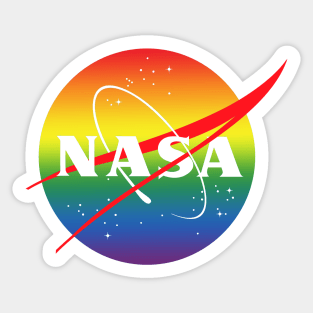 Subtle Gay NASA Sticker